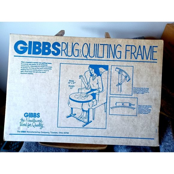 Gibbs Other Vintage New Sealed In Box Gibbs Quilting Frame 8x 27